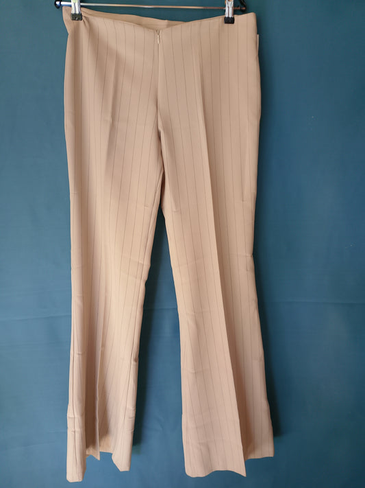 Pantaloni eleganți "Wide Leg", cu dungi fine, Mărimea 46, NOI cu etichetă!