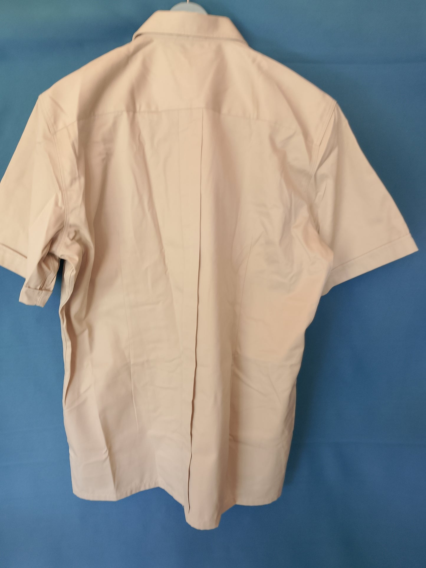 Cămașă Uniformă Clasic Militar/Pompier, Mărimea 42 (L), Culoare Bej Deschis - Piesa de Colecție sau Uniformă Funcțională!