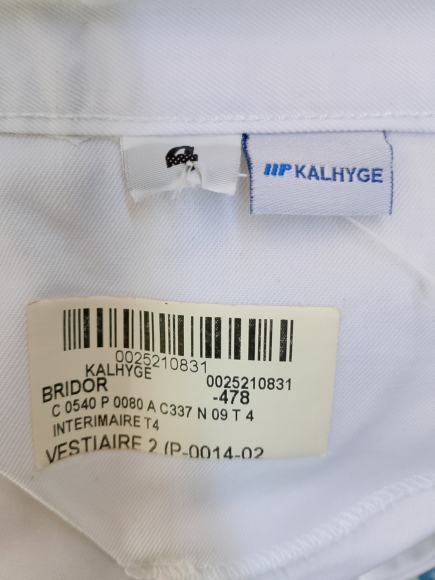 Pantaloni sanitari albi, profesionali și confortabili, pentru femei, mărimea M