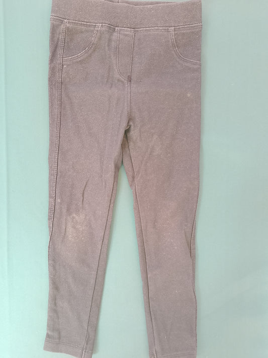 Leggings gri tip blugi pentru fetițe: Stil și confort pentru joacă și plimbări!