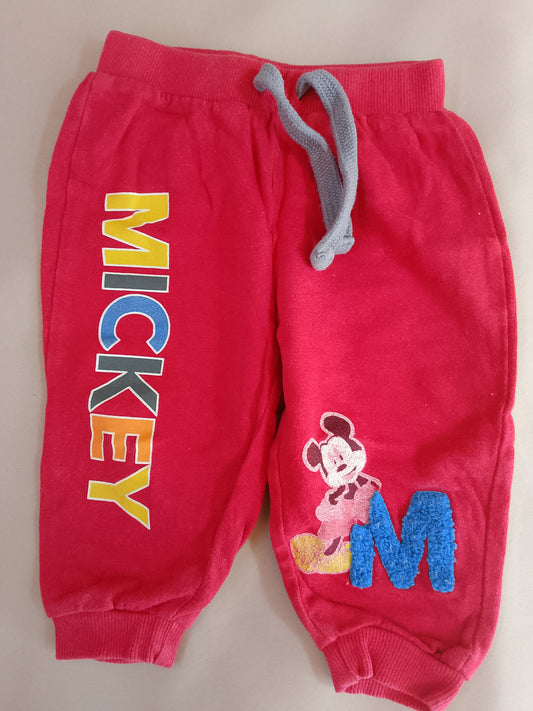 Începe o zi plină de magie cu Mickey Mouse! Pantaloni de trening Disney Baby! 6-9 luni