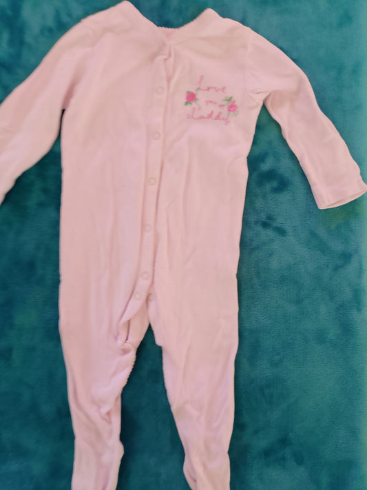 Salopetă roz "Love my daddy" - pentru momente pline de tandrețe!