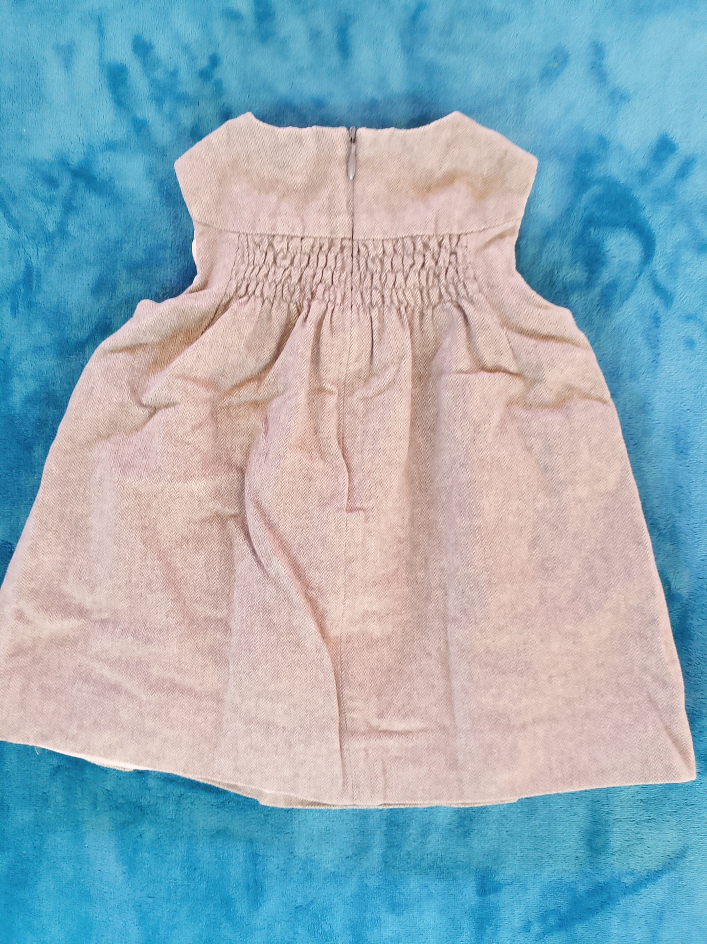 Rochie de bebeluș Zara Baby cu fundă - eleganță și stil pentru ocazii speciale! 9-12 luni.