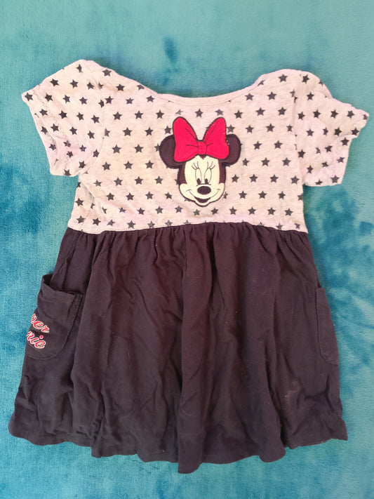 Rochiță Adorabilă Minnie Mouse Disney Baby (18 luni) – Steluțe și Zâmbete pentru Micuța Ta!