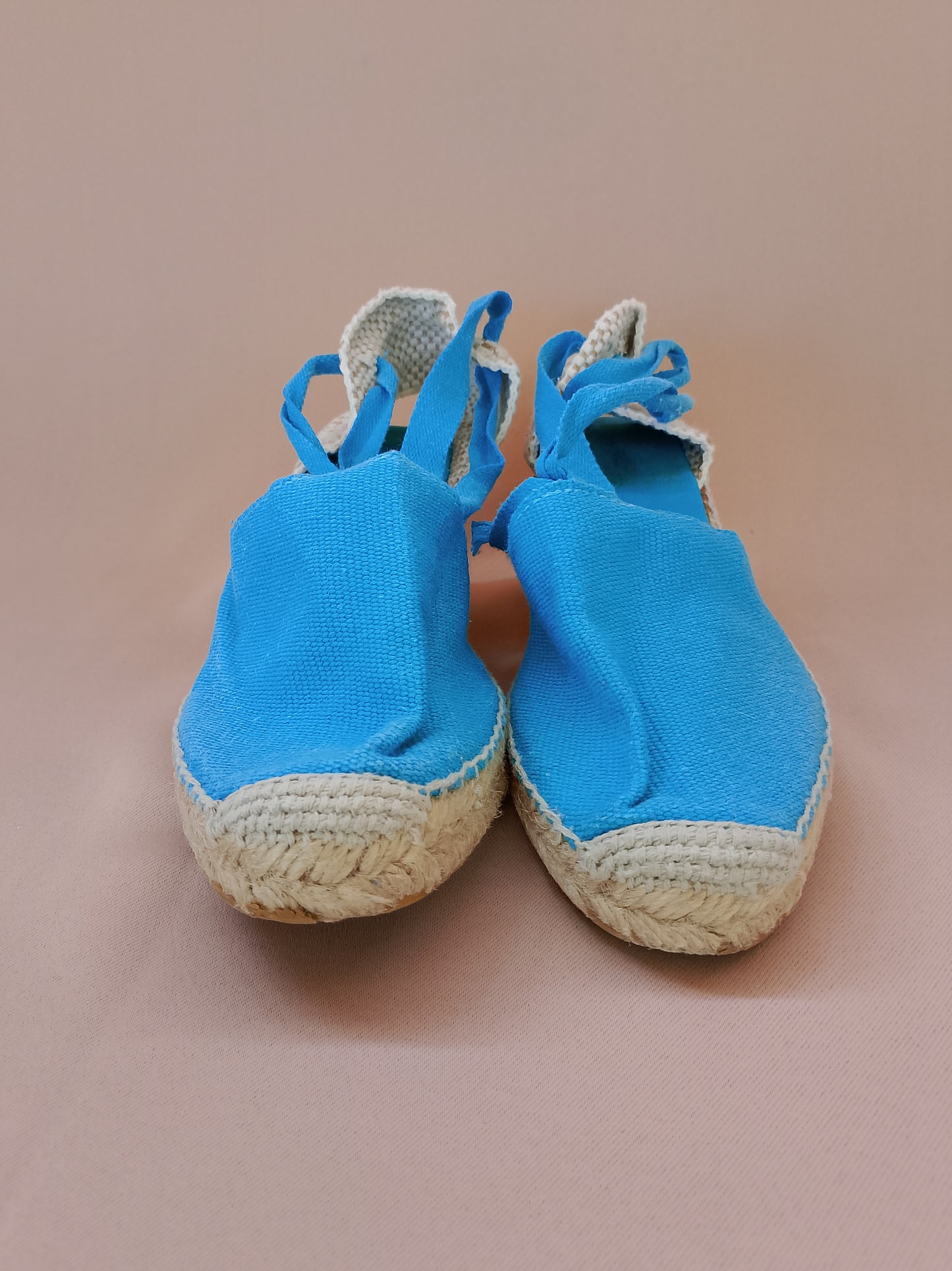 Espadrile Elegante Turcoaz cu Talpă de Iută – Stil Estival și Confort!