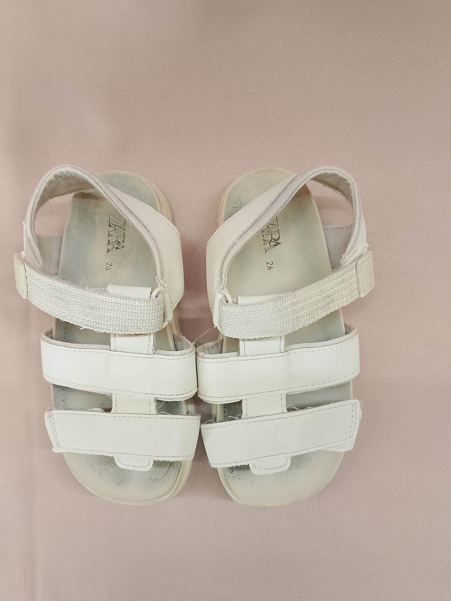 Sandale albe, unisex - Confort și stil pentru zilele însorite!