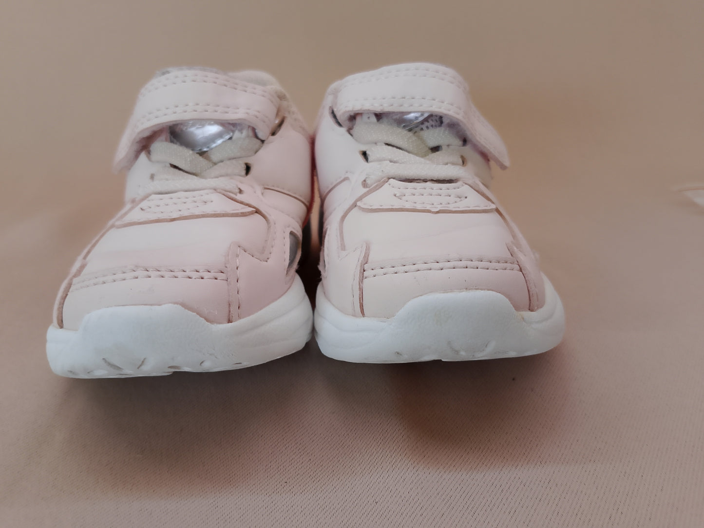 Adidași de fetițe, roz și argintii - Stil urban pentru micuțele fashioniste! Marime 23.