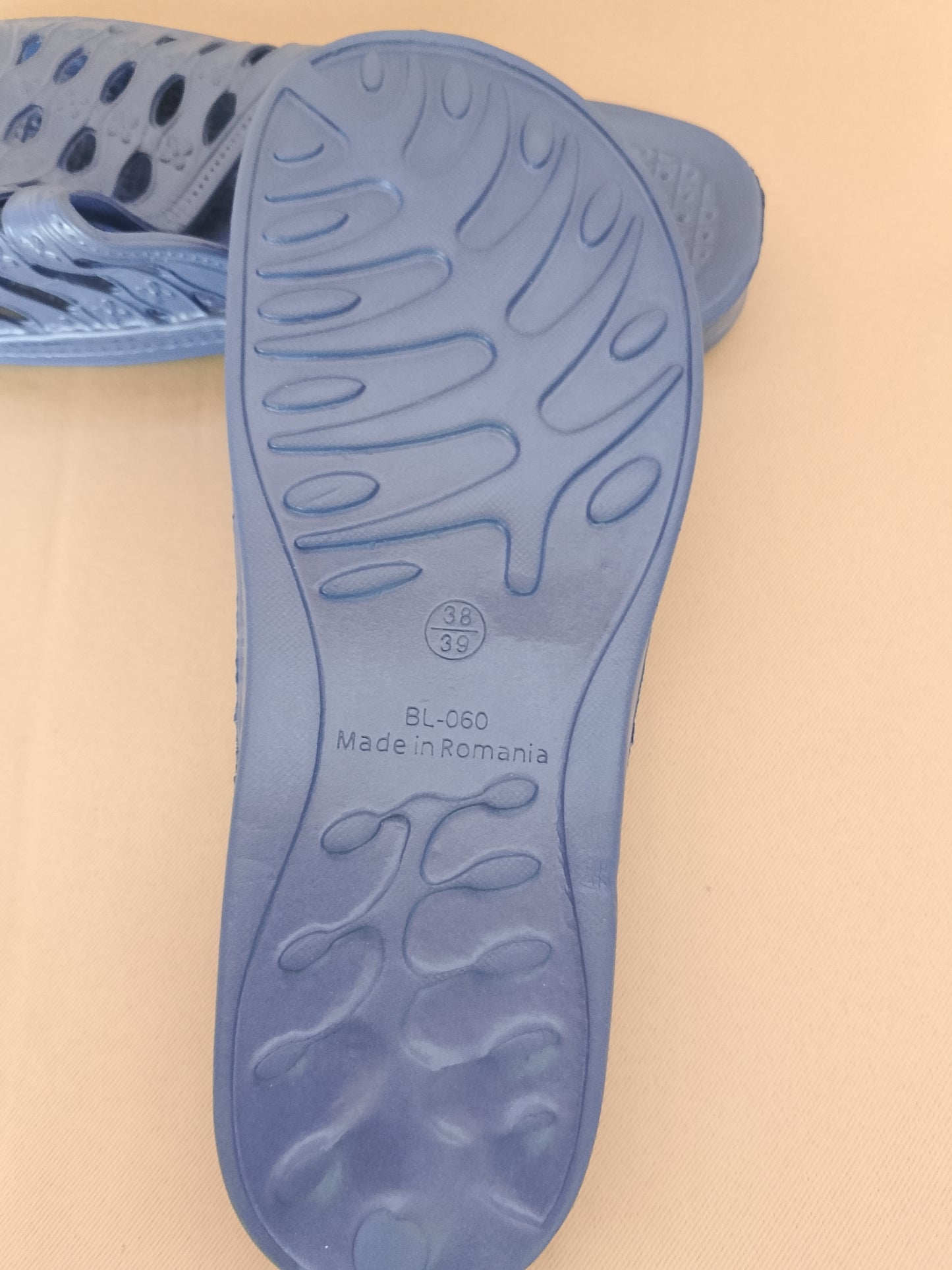 Șlapi/Sabot Unisex Albastru, Mărimea 38-39 - Confort și Stil pentru Vară
