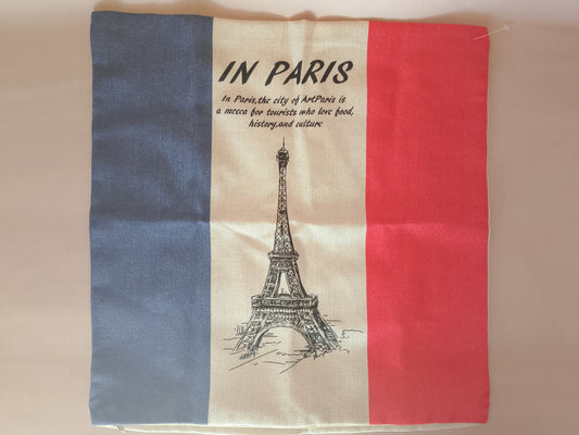 Față de pernă decorativă "In Paris" - 45x45 cm