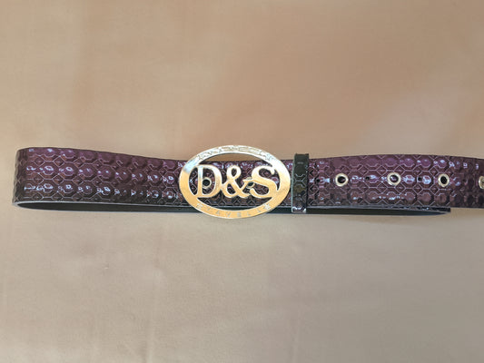 Curea de damă "D&S" cu cataramă elegantă - 98 cm