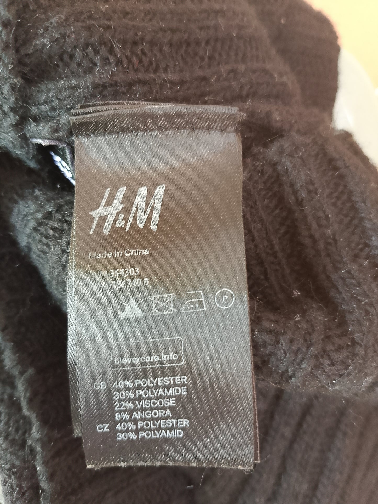 Guler tricotat/Eșarfă circulară XL, H&M.