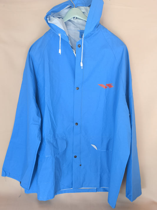 Geacă de ploaie/Windbreaker XL, albastră