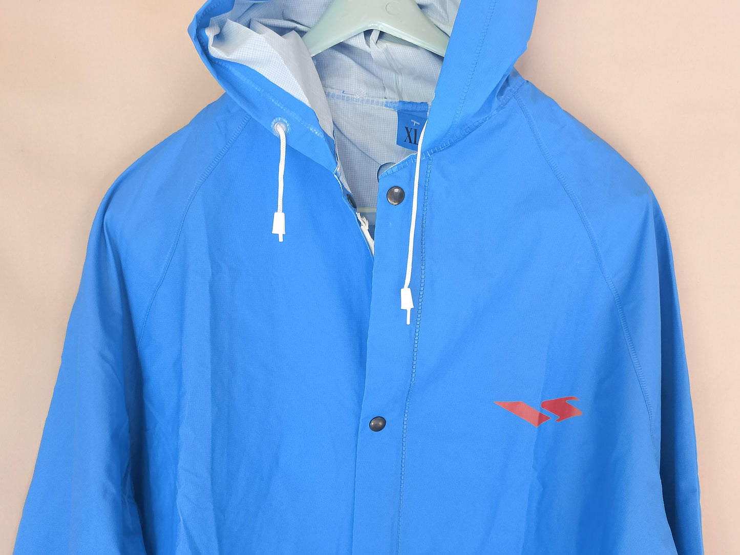Geacă de ploaie/Windbreaker XL, albastră